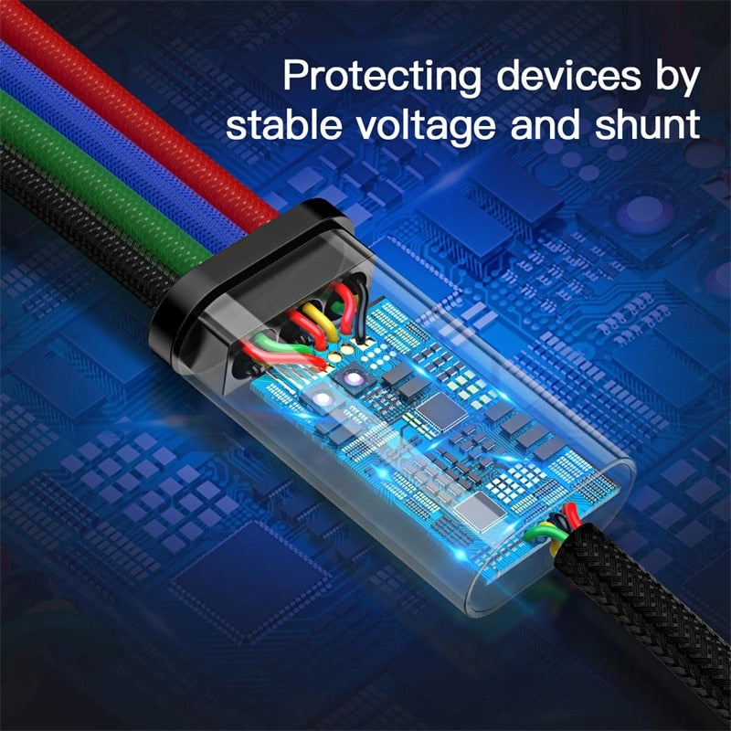 Fast 4-in-1 Multicolor Cable