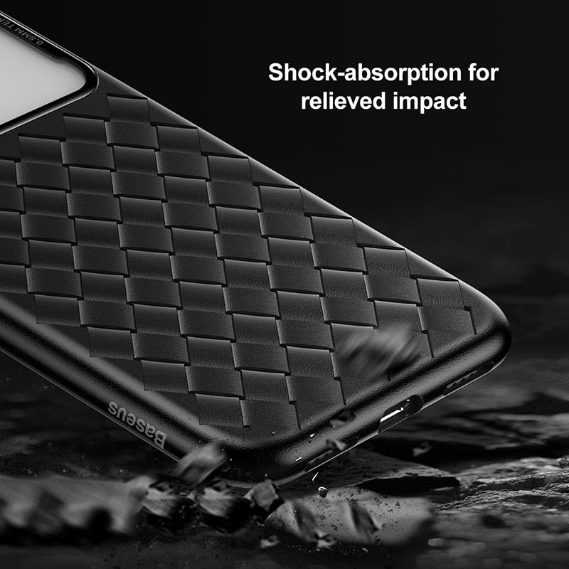Luxury Silicone + Tempered Glass Case | iPhone Xs Xs Max XR