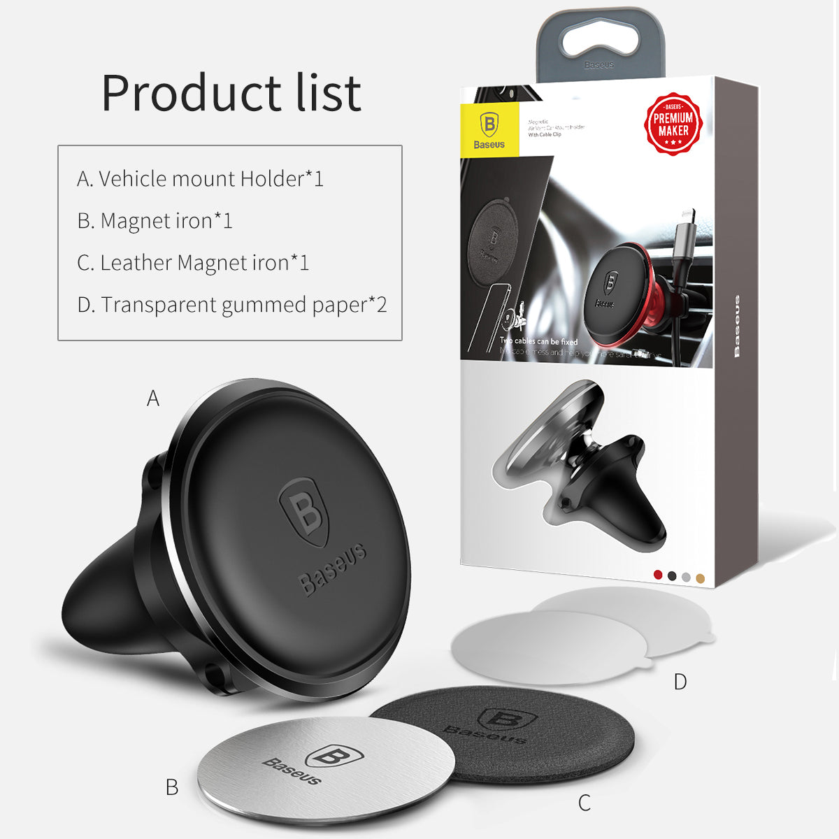 Magnetic Air Vent Car Mount