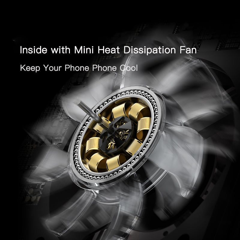 Mini Mobile Phone Cooler with Audio Charging Cable Adapter | iPhone 7, 8 & X