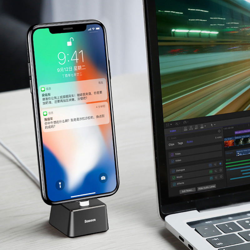 Desktop Charging Dock Station | iPhone XS X 8 7 6 6S Plus 5