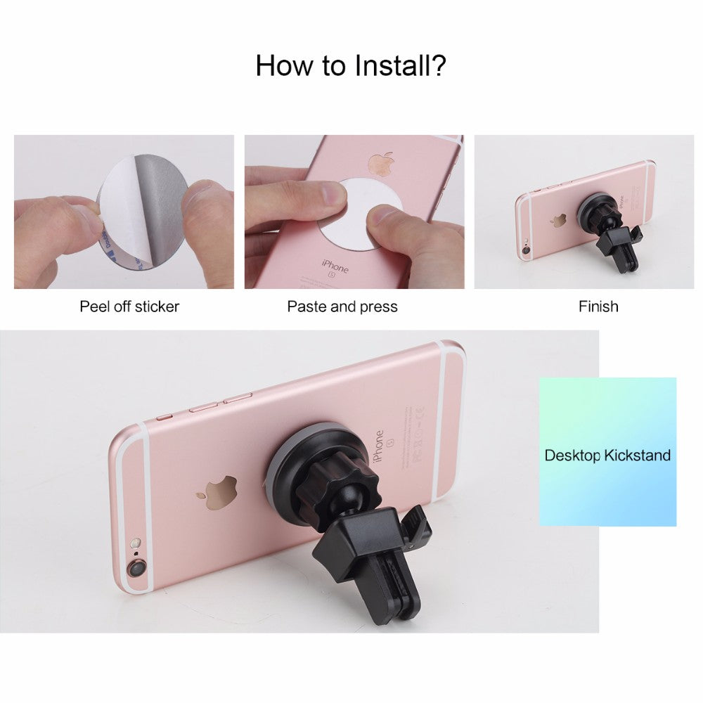 Rotatable Magnetic Car Phone Holder