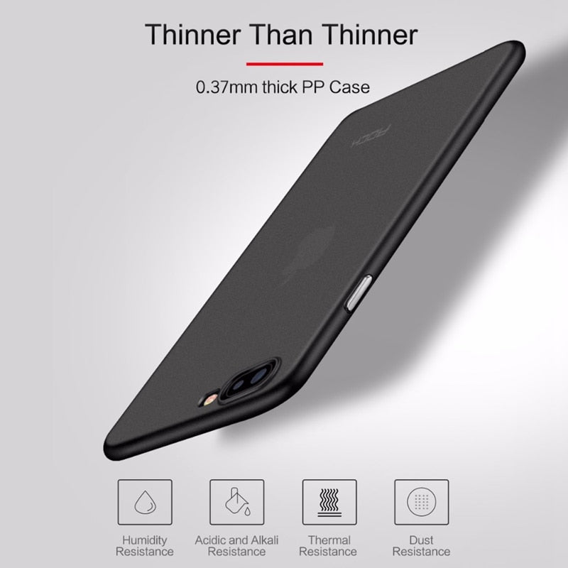 Ultra Thin Matte Case with Ring | iPhone 7 plus