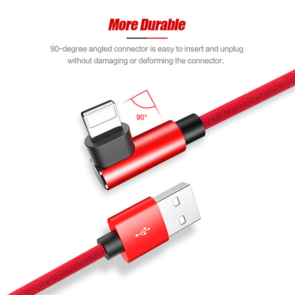 90 Degree USB Charger Cable