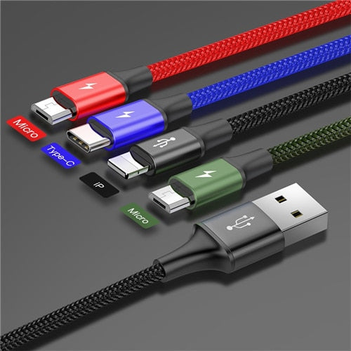 Fast 4-in-1 Multicolor Cable