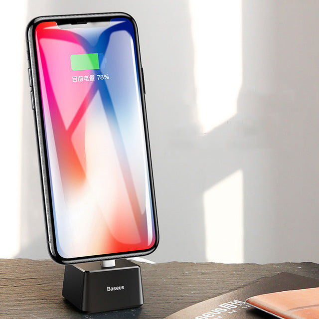 Desktop Charging Dock Station | iPhone XS X 8 7 6 6S Plus 5
