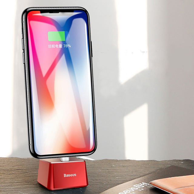 Desktop Charging Dock Station | iPhone XS X 8 7 6 6S Plus 5