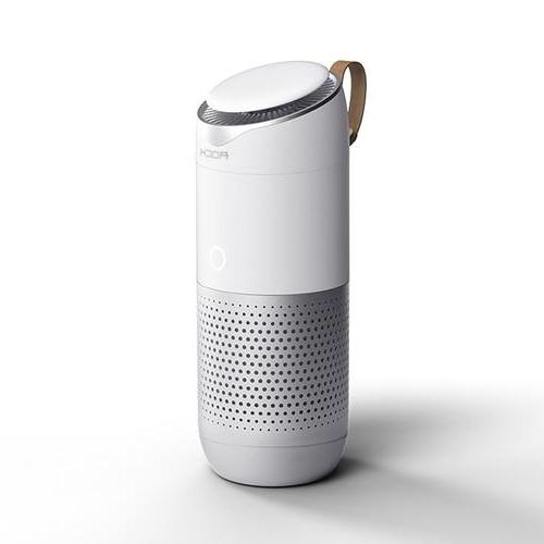High-Efficiency Car Air Purifier | White