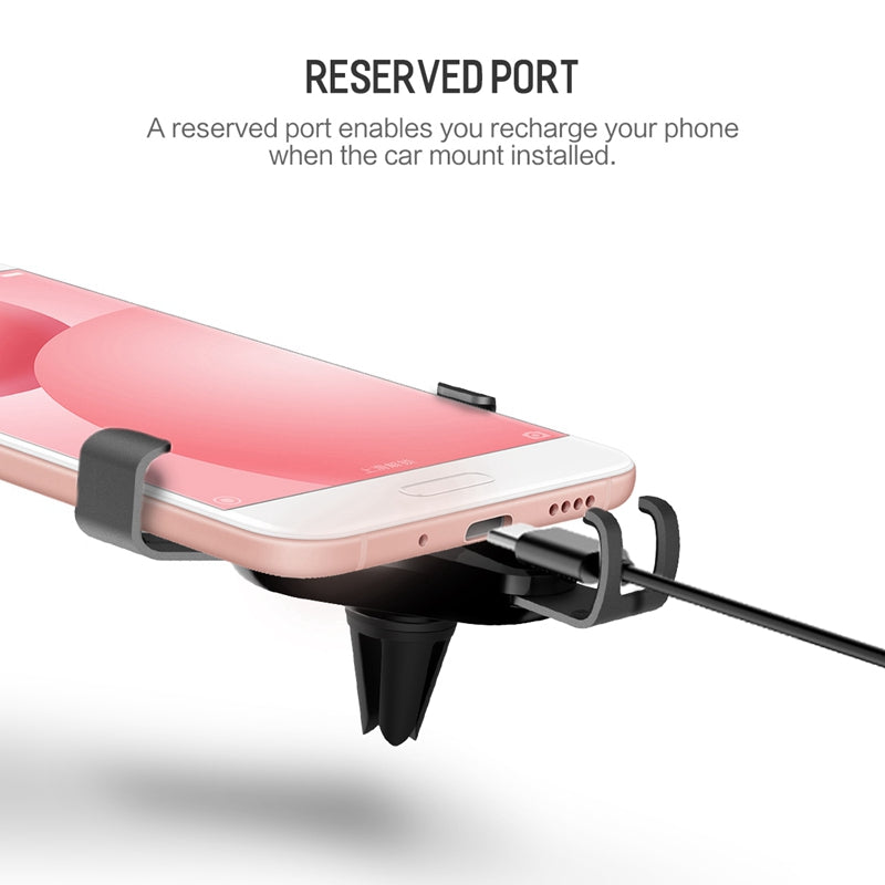 T-Shaped Air Vent Mobile Phone Holder