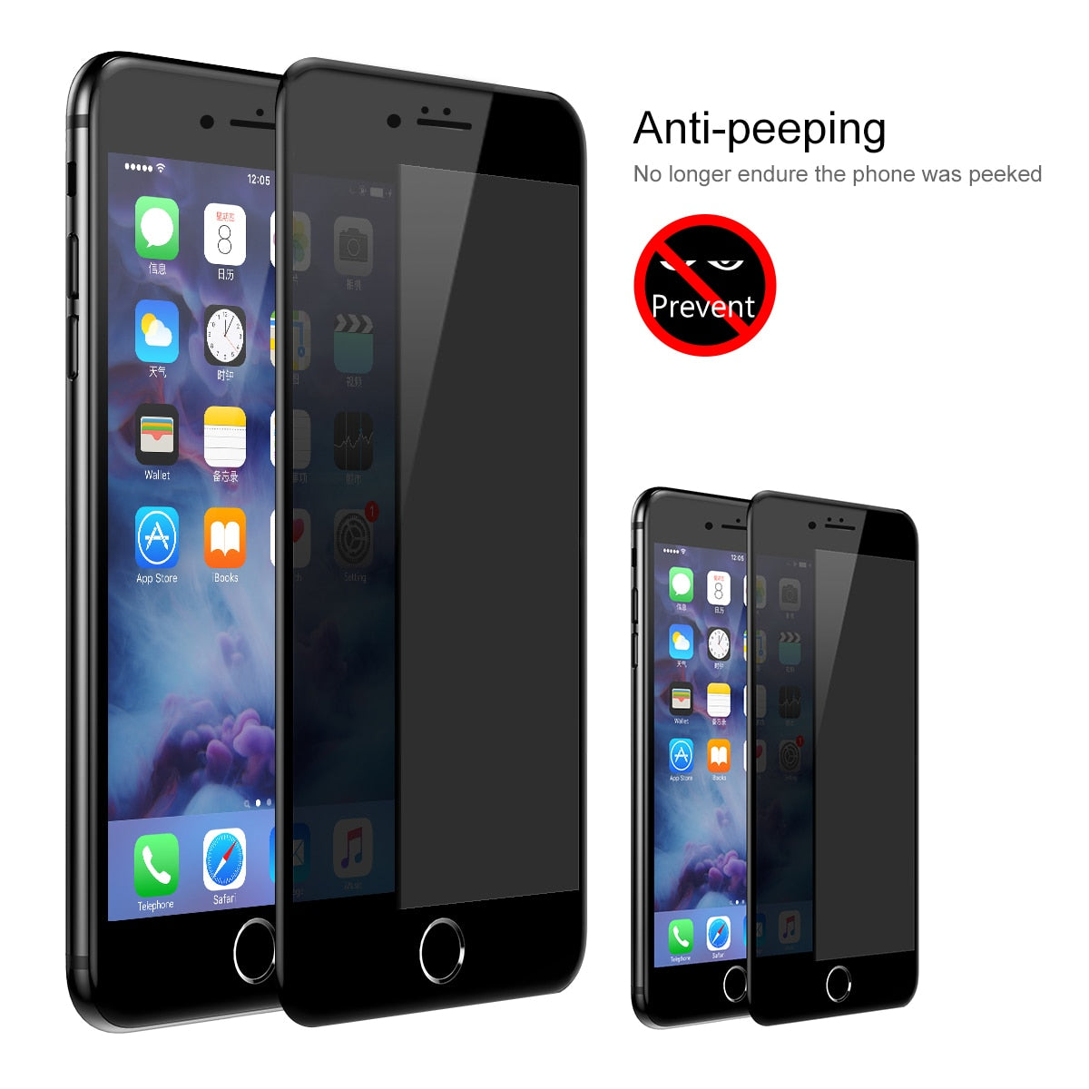 Anti Spy Privacy Protective Glass | iPhone 8 8 Plus