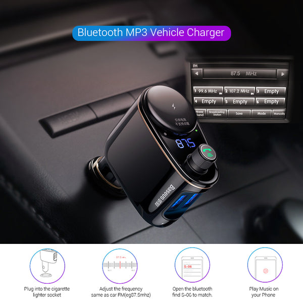 Multi-purpose Bluetooth MP3 Car Charger