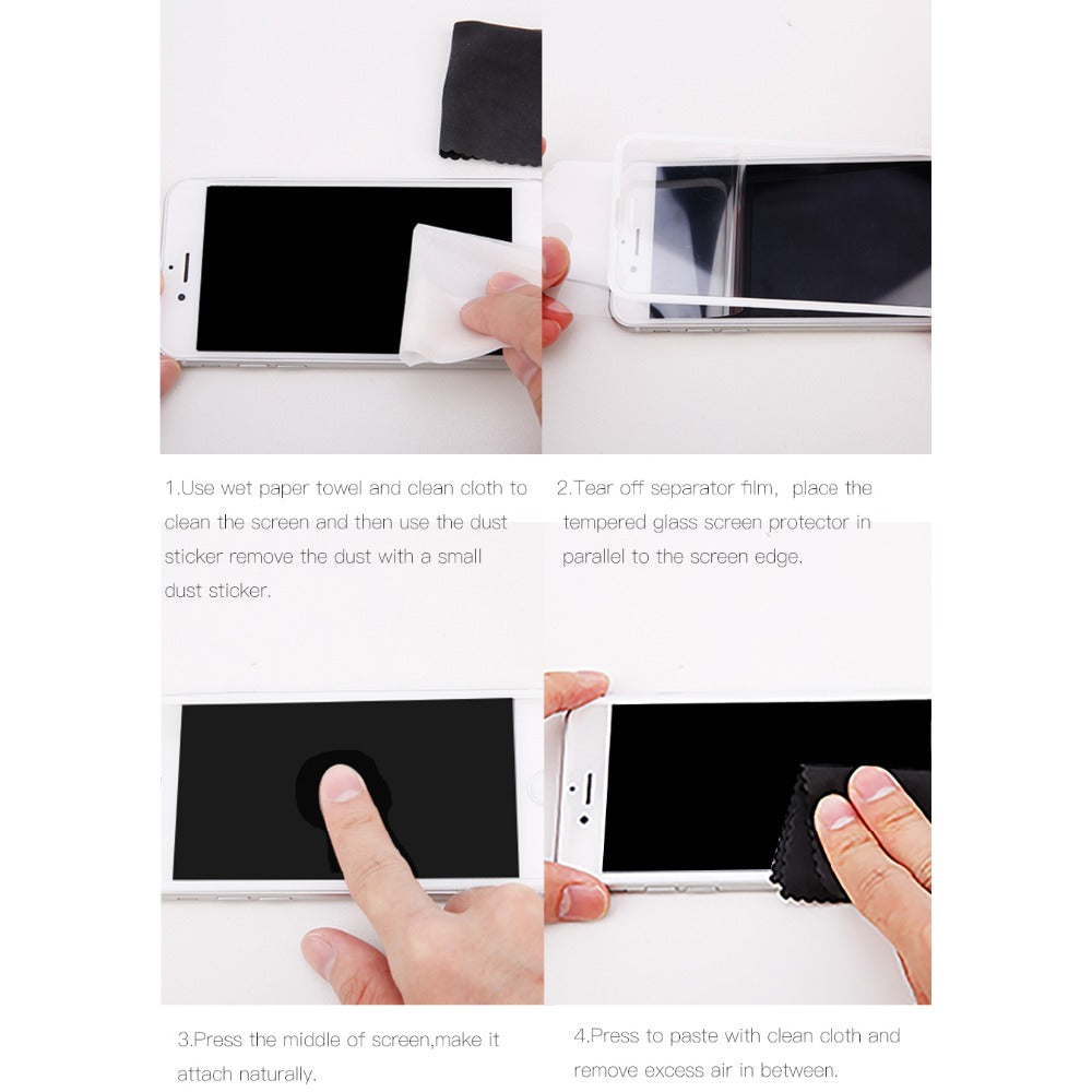3D Full Coverage Tempered Glass | iPhone 6 7 8 Plus