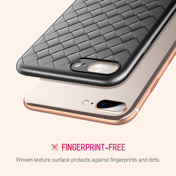 Slim Thin Soft Weave Protector Case | iPhone 7 8 plus