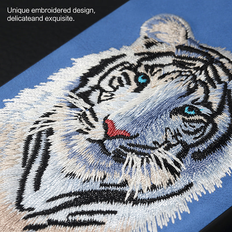 Full Protective Beast Embroidery Case | iPhone X