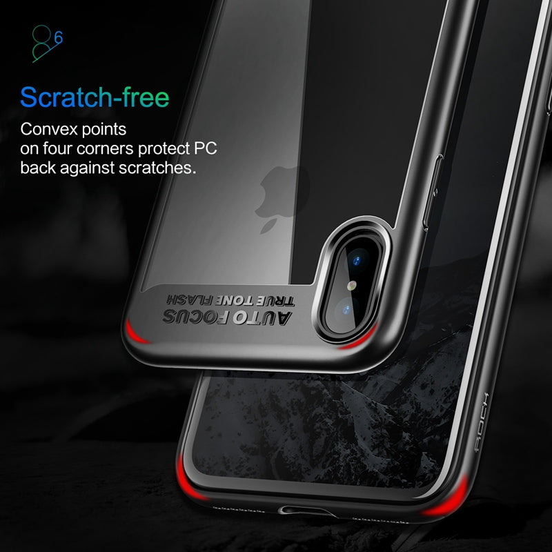 Slim Full Protective PC & TPU Silicone Case | iPhone X