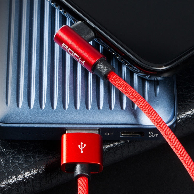 90 Degree USB Charger Cable