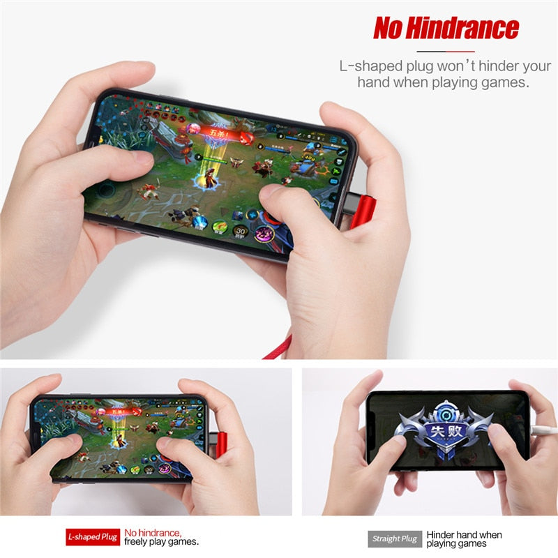 90 Degree USB Charger Cable