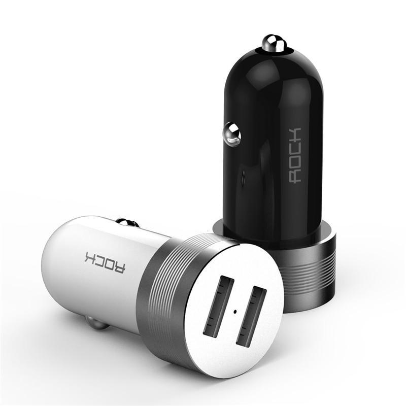 Dual USB Quick Metal Car Charger