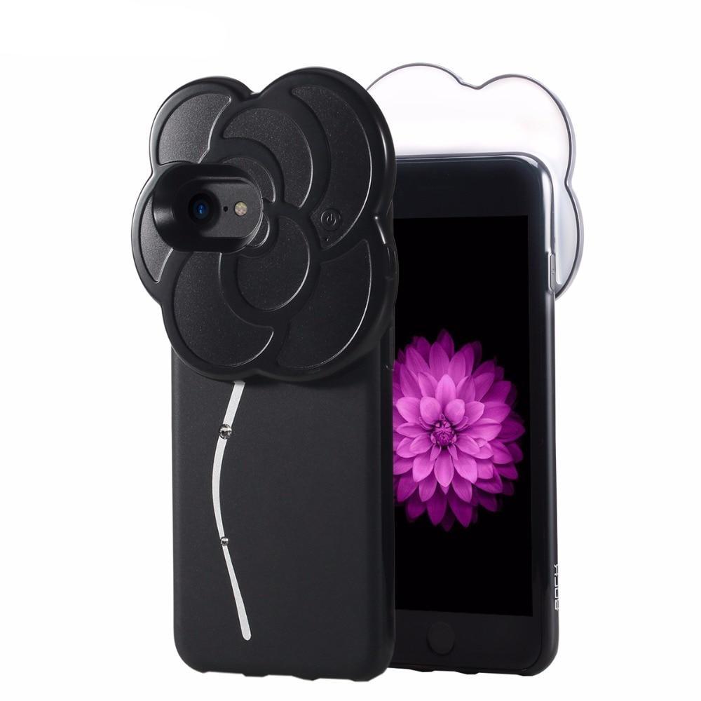Rhinestone Selfie LED Light Case | iPhone 6 7 & plus