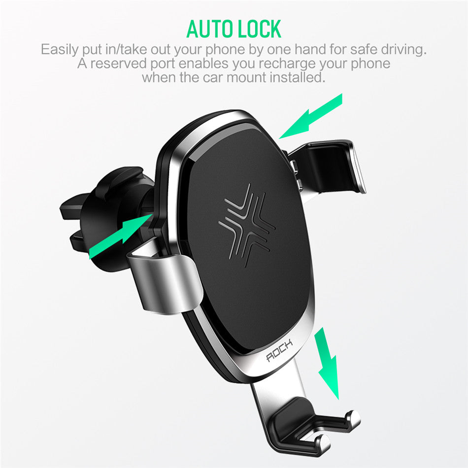 Wireless Car Charger Holder | iPhone X & 8