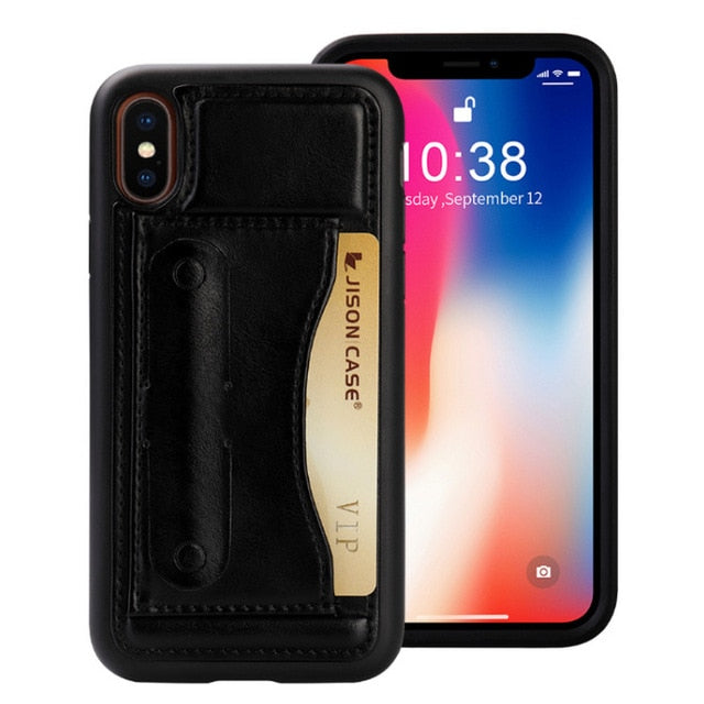 Leather Case With Card Slot | iPhone X