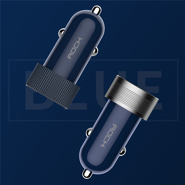 Dual USB Quick Metal Car Charger