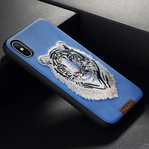 Full Protective Beast Embroidery Case | iPhone X