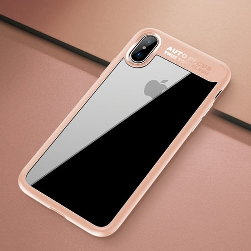 Slim Full Protective PC & TPU Silicone Case | iPhone X