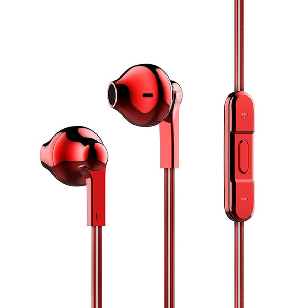 Stereo Bass Sound Earbuds with Mic