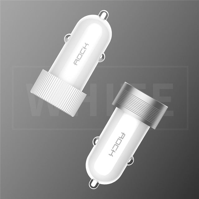Dual USB Quick Metal Car Charger